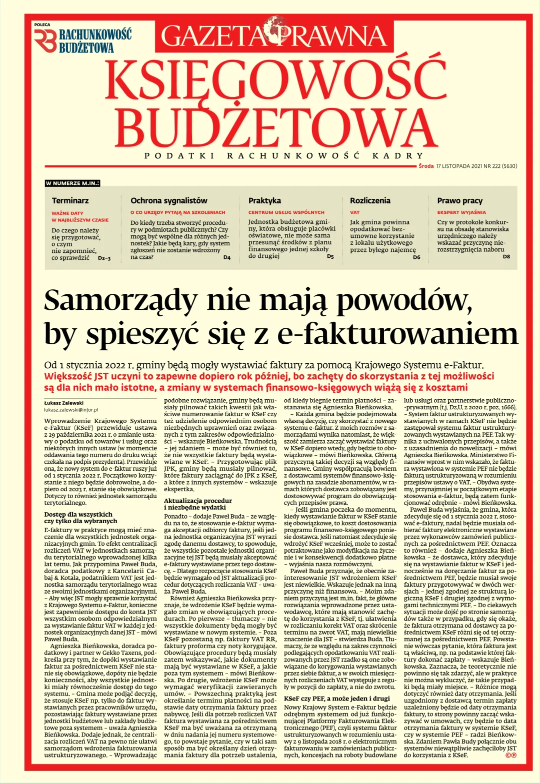 KSIĘGOWOŚĆ BUDŻETOWA