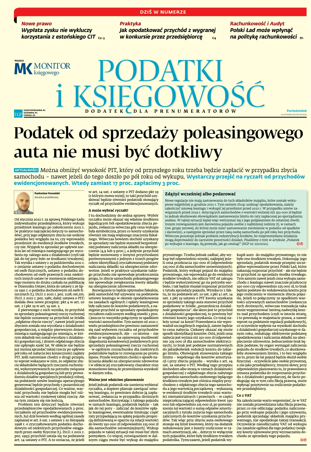 PODATKI I KSIĘGOWOŚĆ