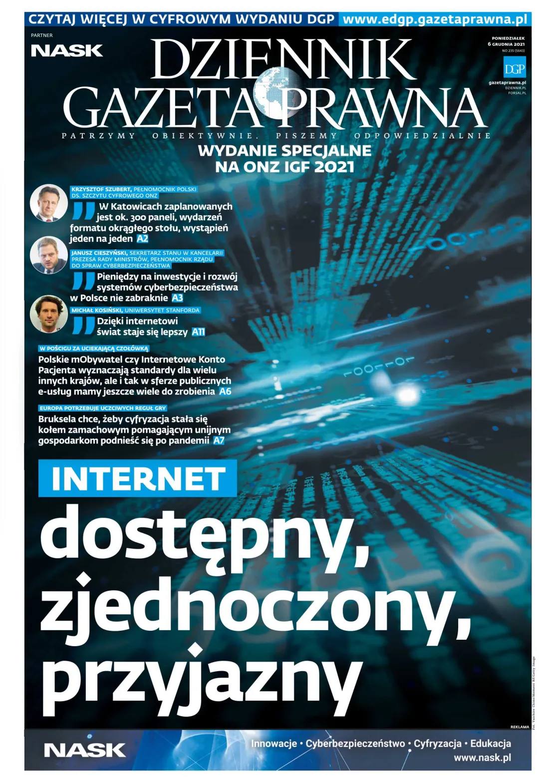 SZCZYT CYFROWY ONZ–INTERNET GOVERNANCE FORUM '21