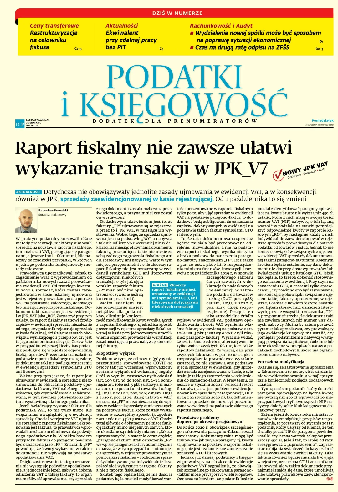 PODATKI I KSIĘGOWOŚĆ