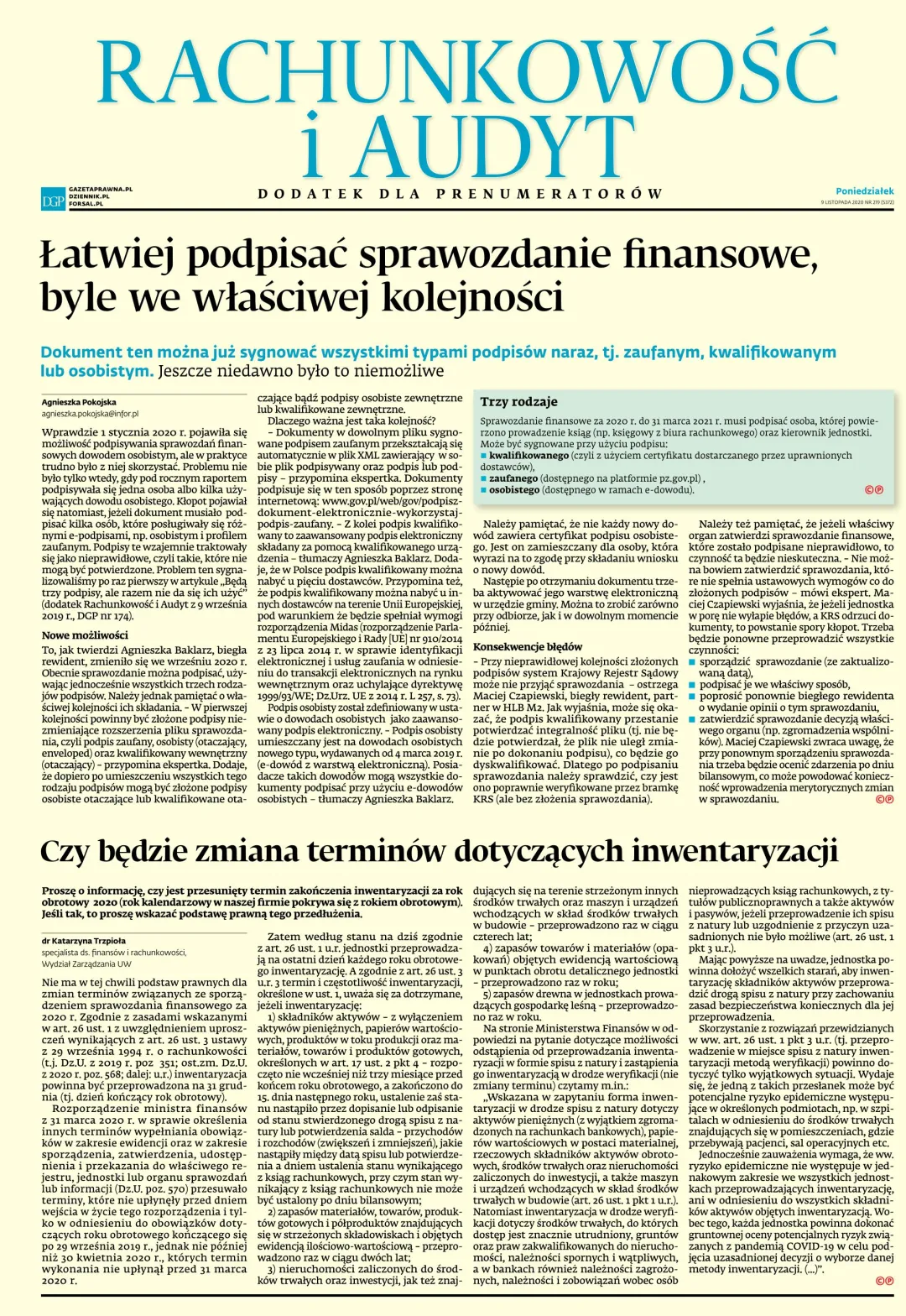 RACHUNKOWOŚĆ I AUDYT