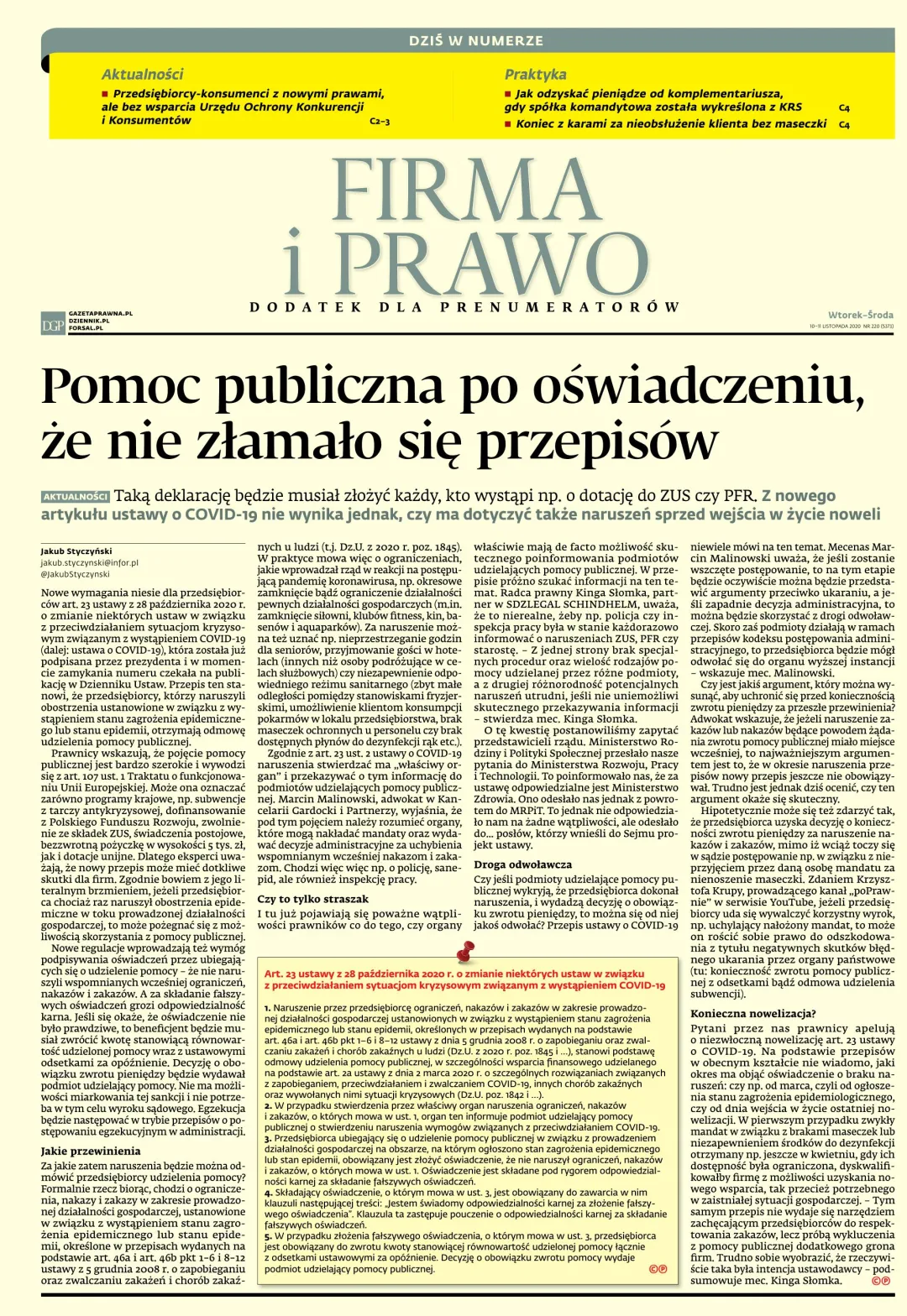 FIRMA I PRAWO