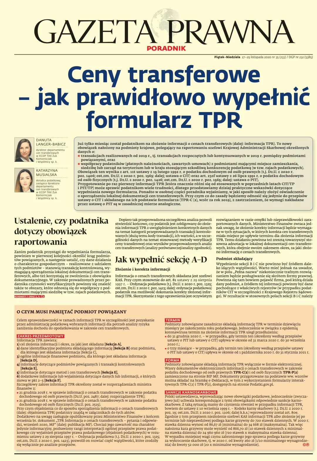 GAZETA PRAWNA PORADNIK