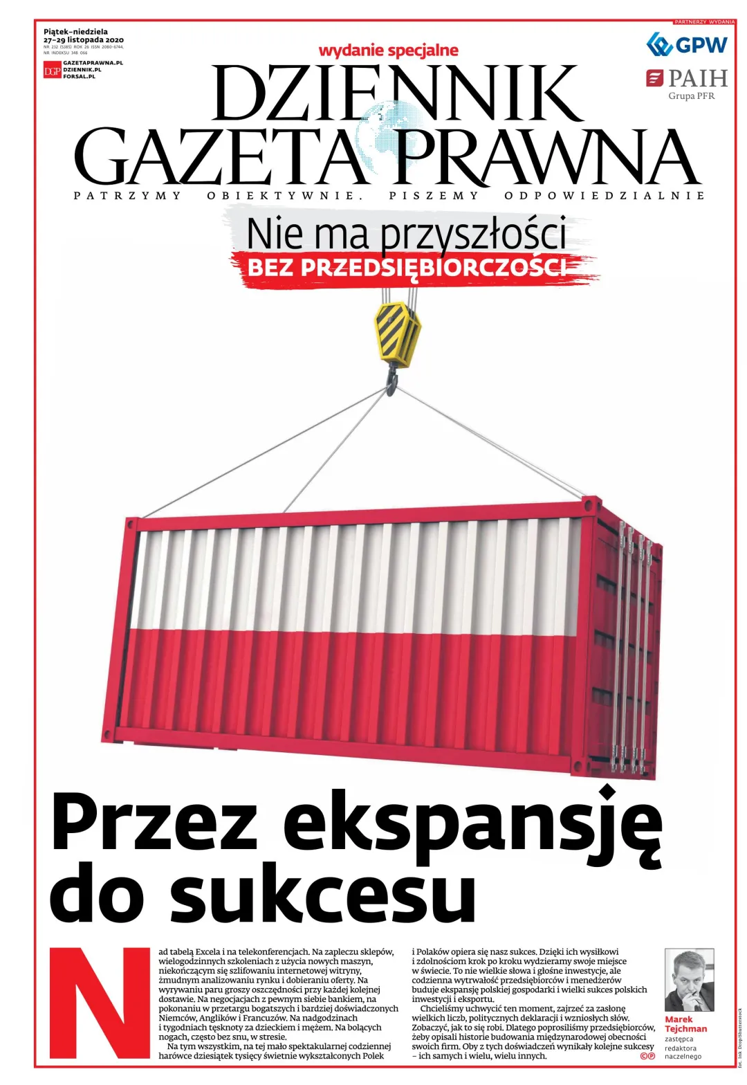 NIE MA PRZYSZŁOŚCI BEZ PRZEDSIĘBIORCZOŚCI