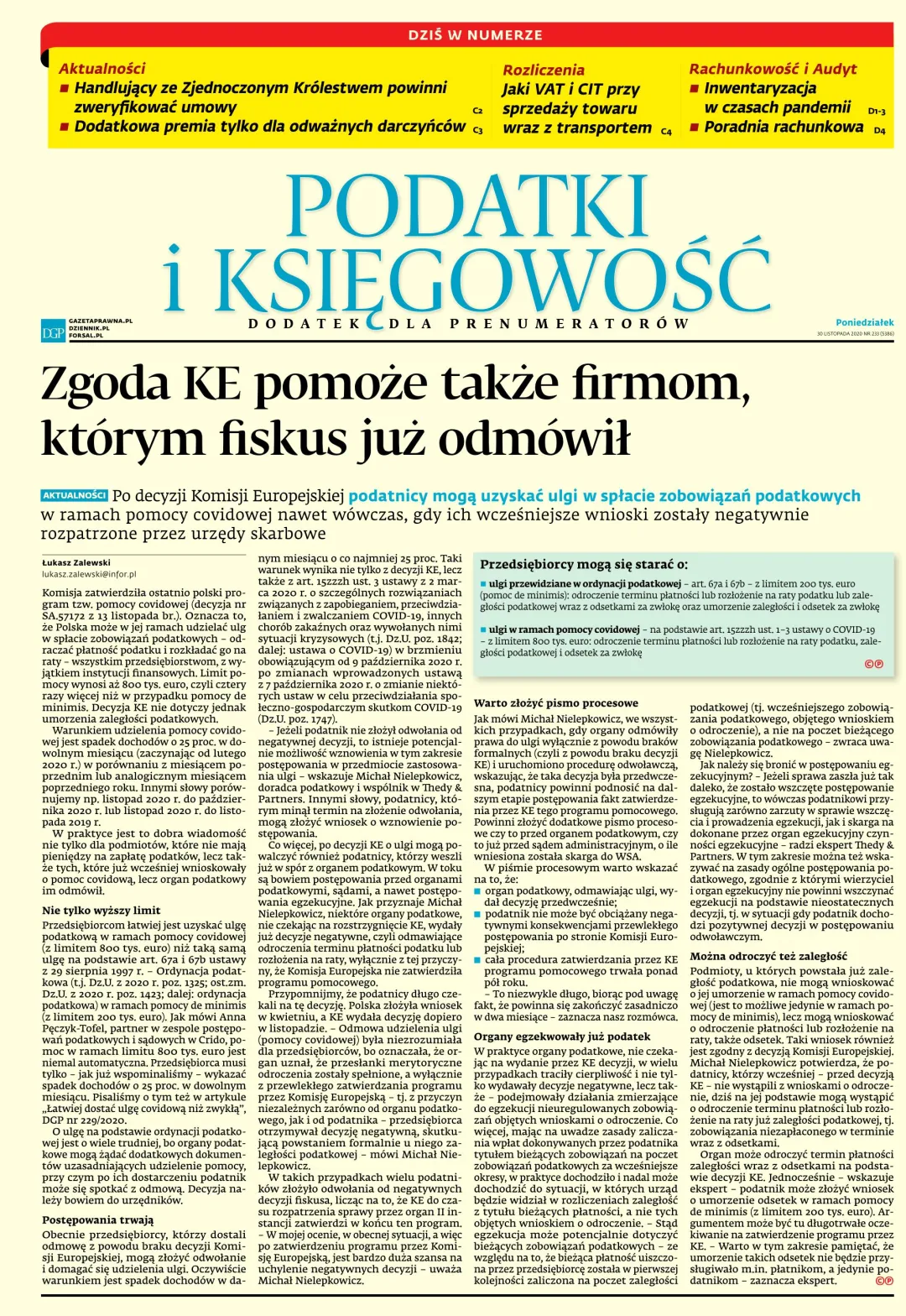 PODATKI I KSIĘGOWOŚĆ