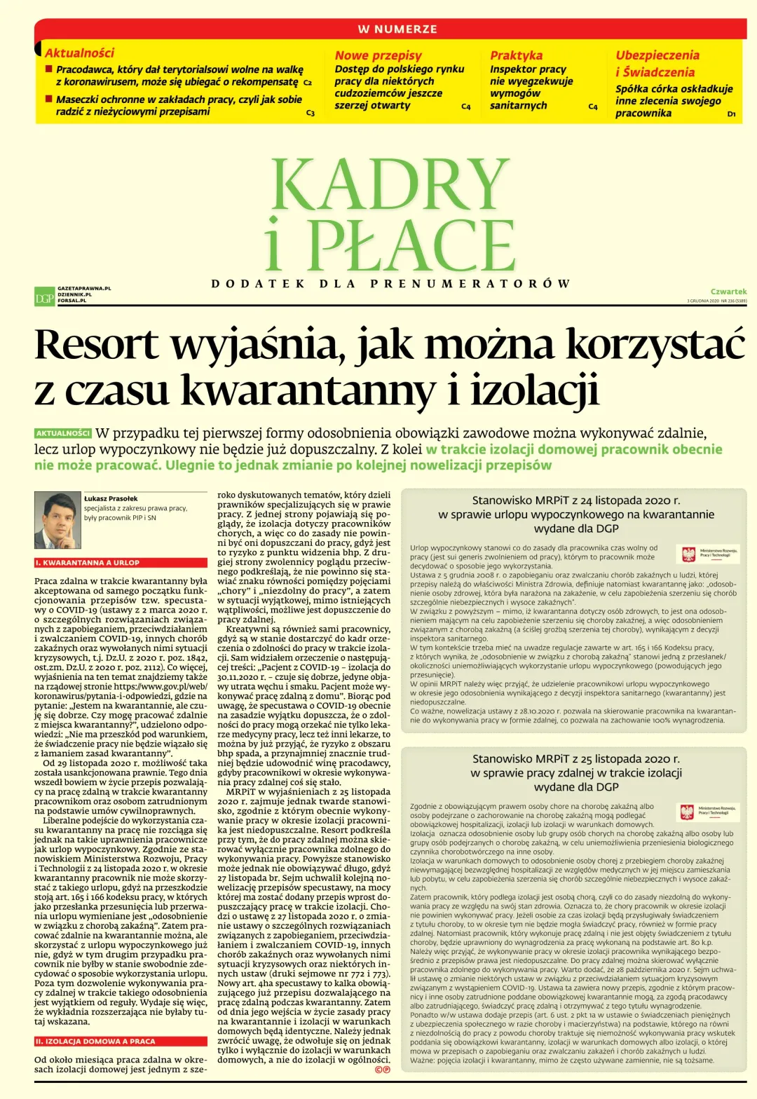 KADRY I PŁACE
