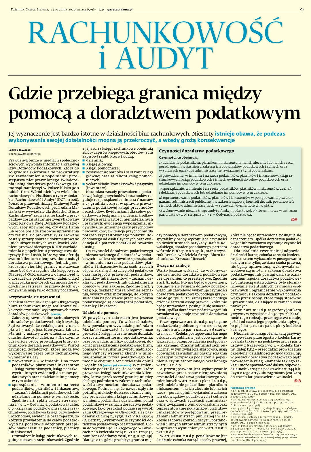 RACHUNKOWOŚĆ I AUDYT