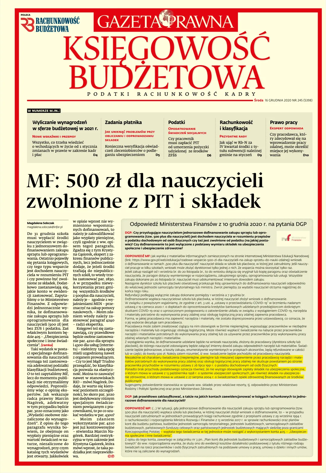 KSIĘGOWOŚĆ BUDŻETOWA