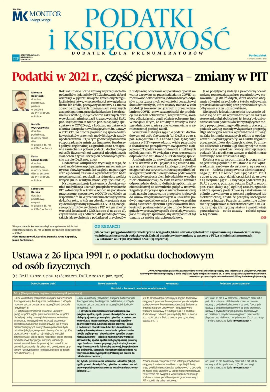 PODATKI I KSIĘGOWOŚĆ