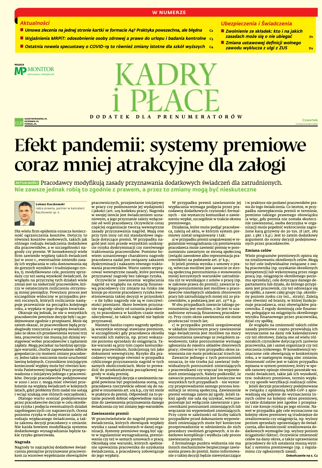 KADRY I PŁACE