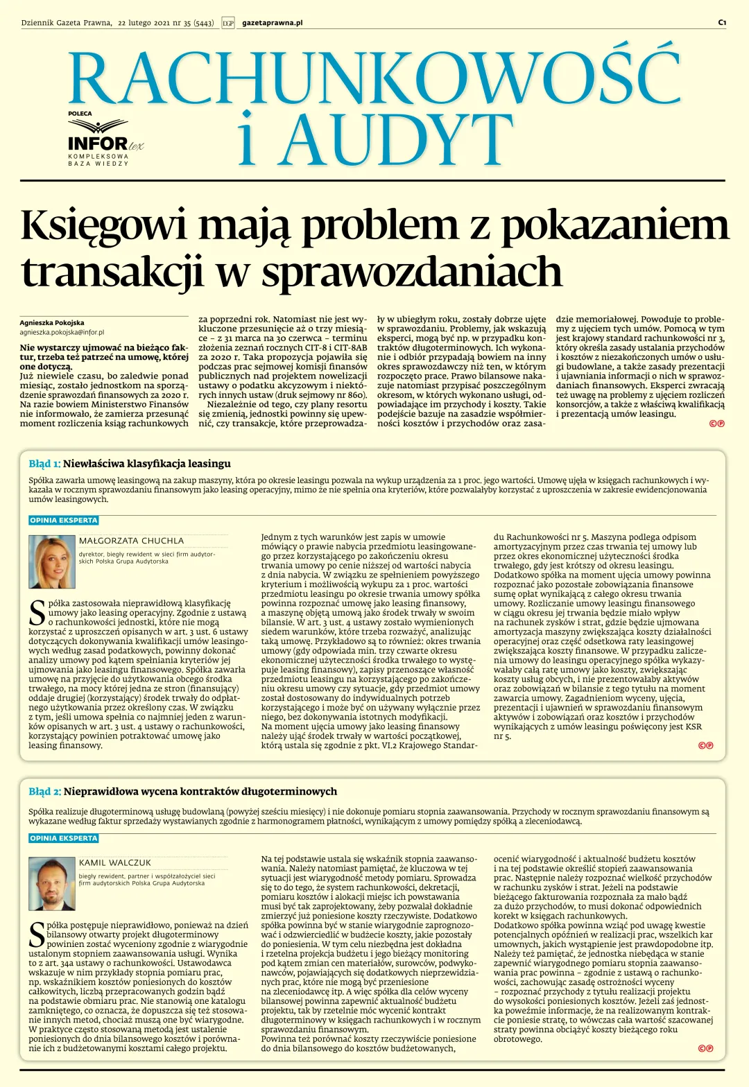 RACHUNKOWOŚĆ I AUDYT