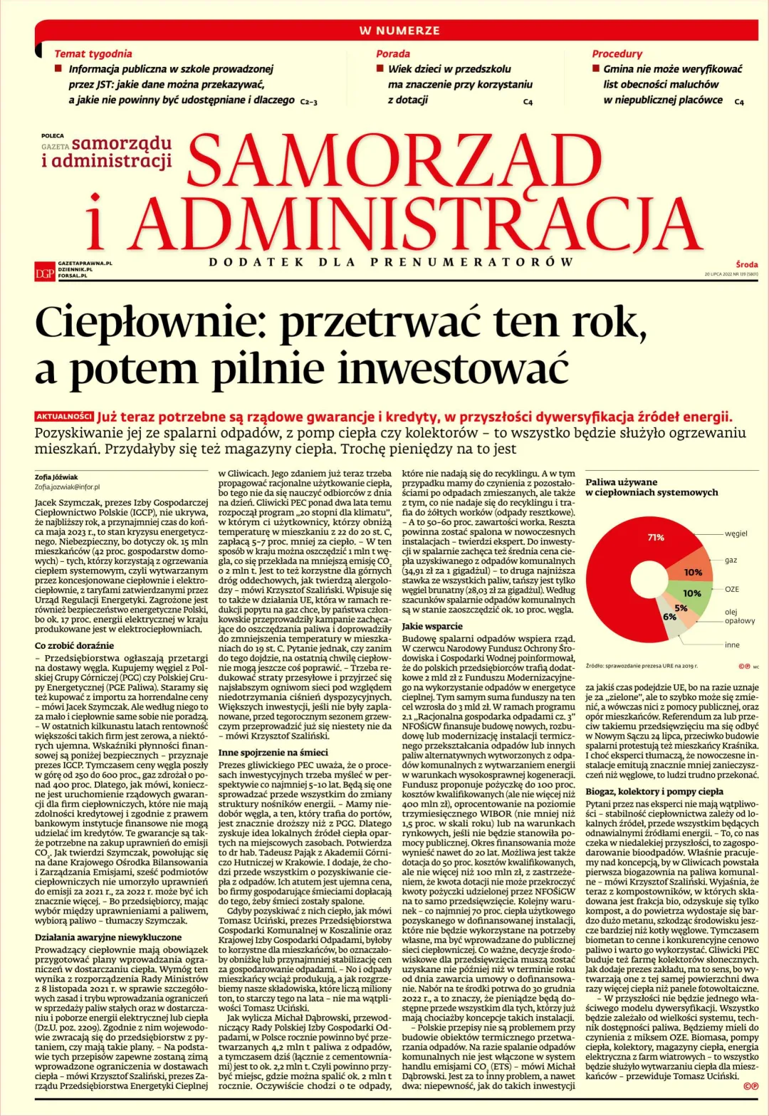 SAMORZĄD I ADMINISTRACJA