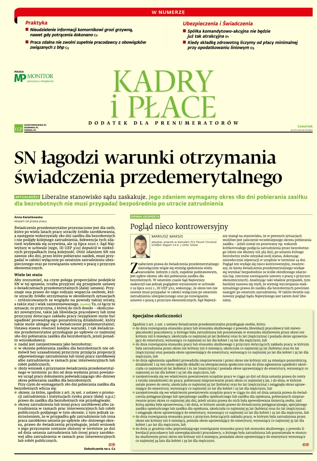KADRY I PŁACE