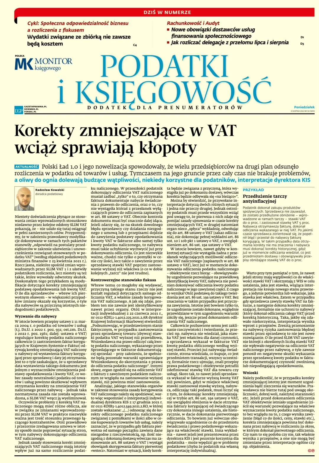 PODATKI I KSIĘGOWOŚĆ