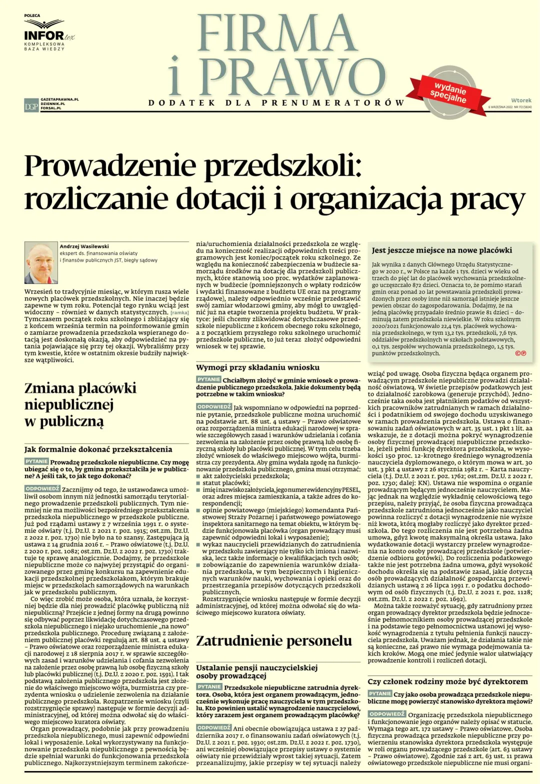 FIRMA I PRAWO - WYDANIE SPECJALNE