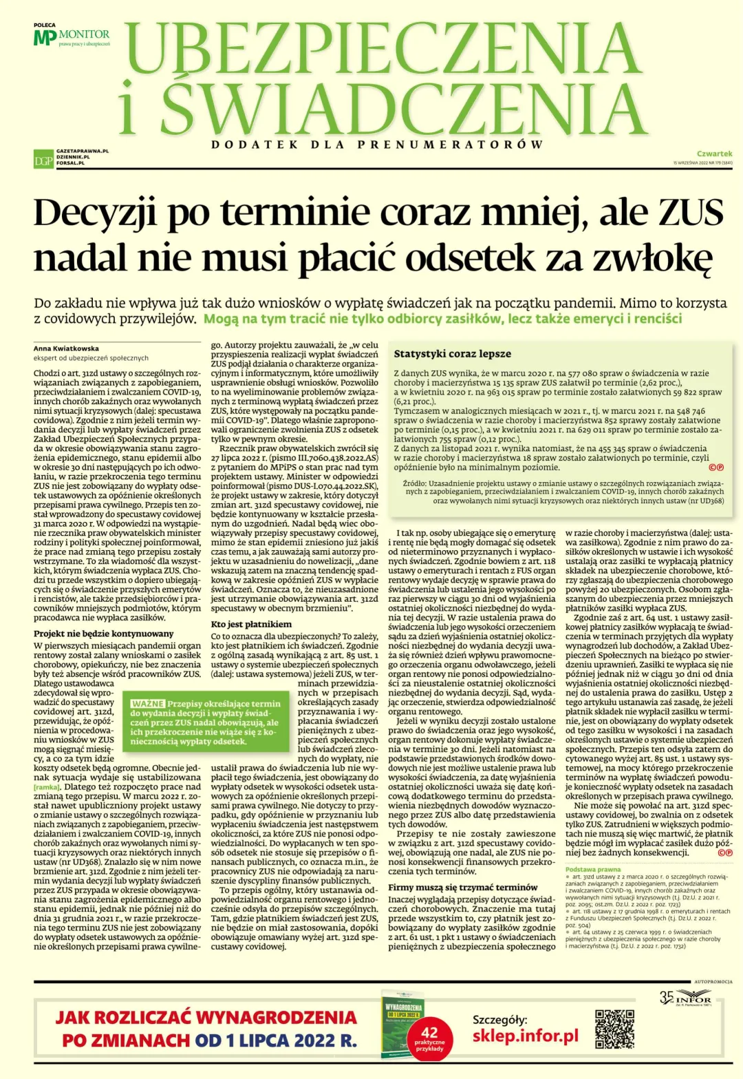UBEZPIECZENIA I ŚWIADCZENIA