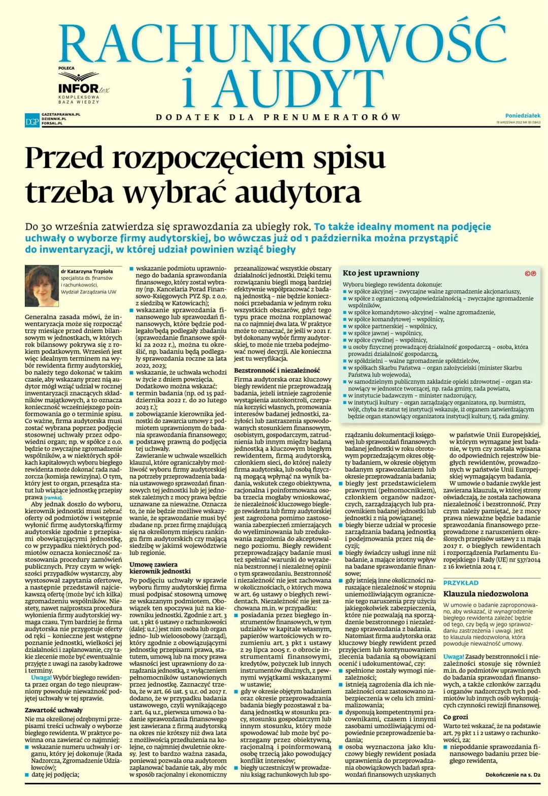 RACHUNKOWOŚĆ I AUDYT