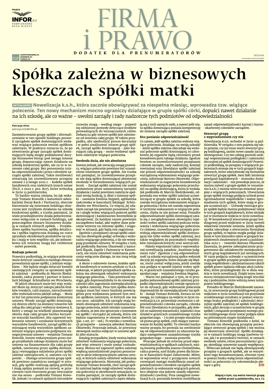 FIRMA I PRAWO