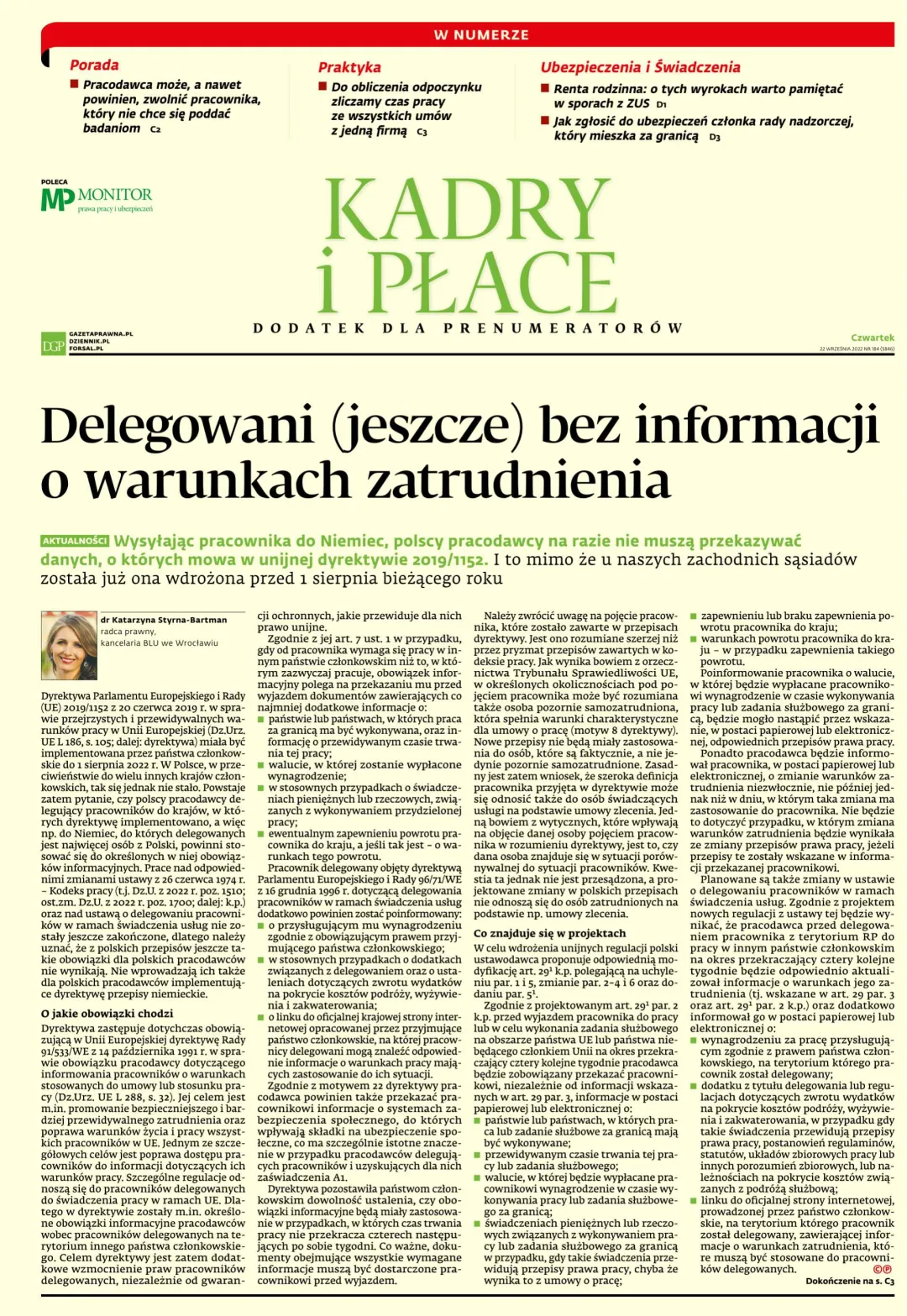 KADRY I PŁACE