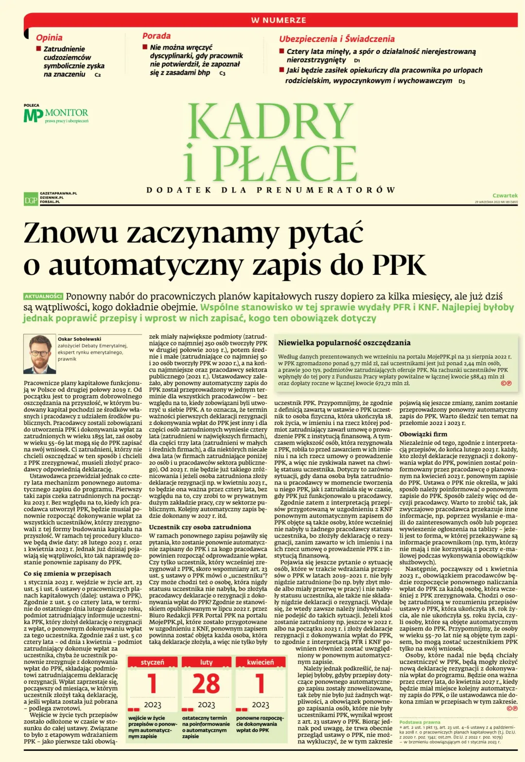 KADRY I PŁACE