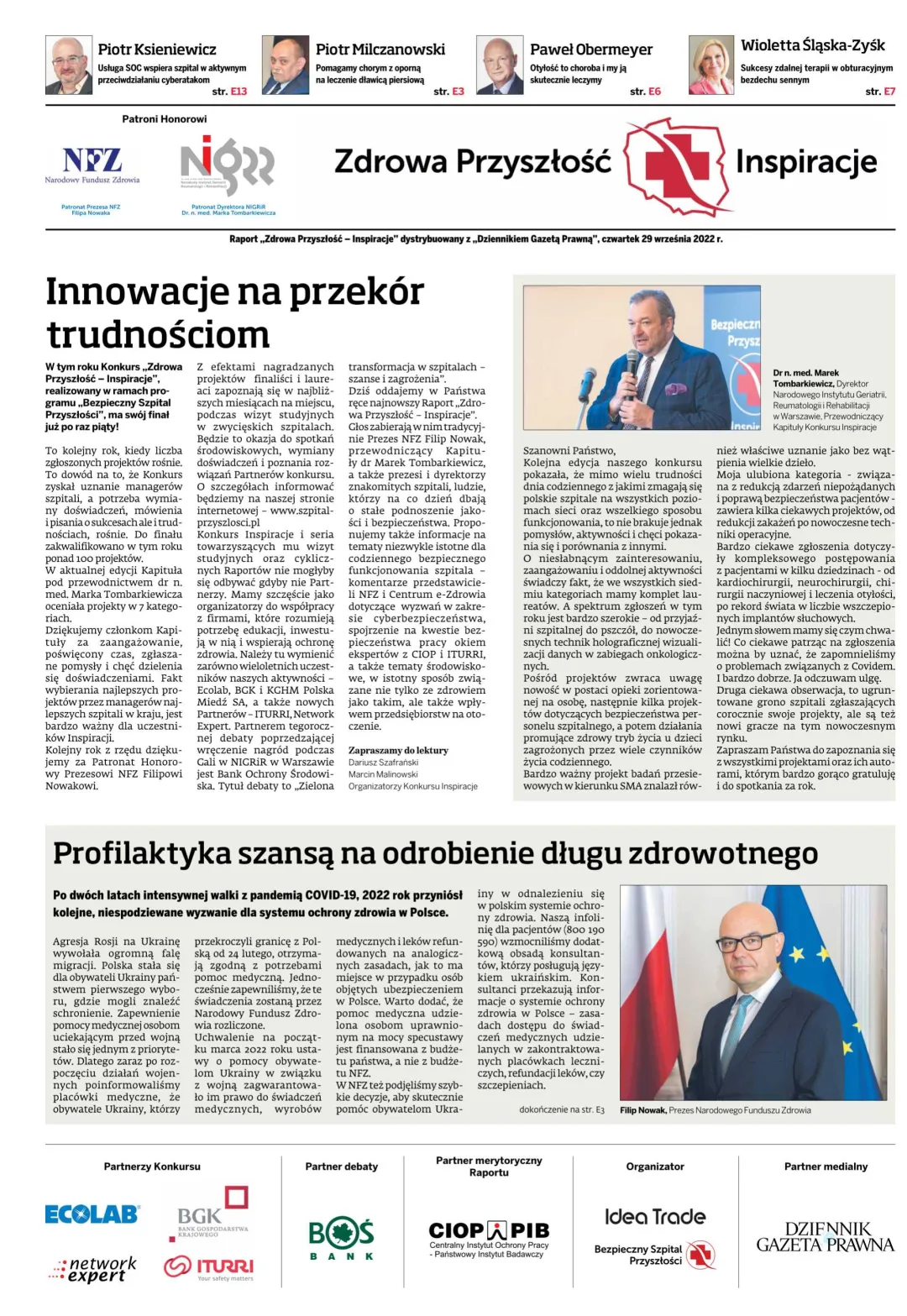 ZDROWA PRZYSZŁOŚĆ – INSPIRACJE