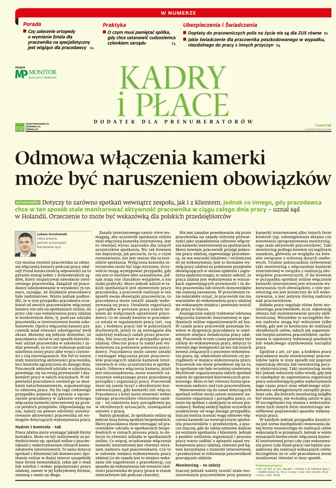 KADRY I PŁACE