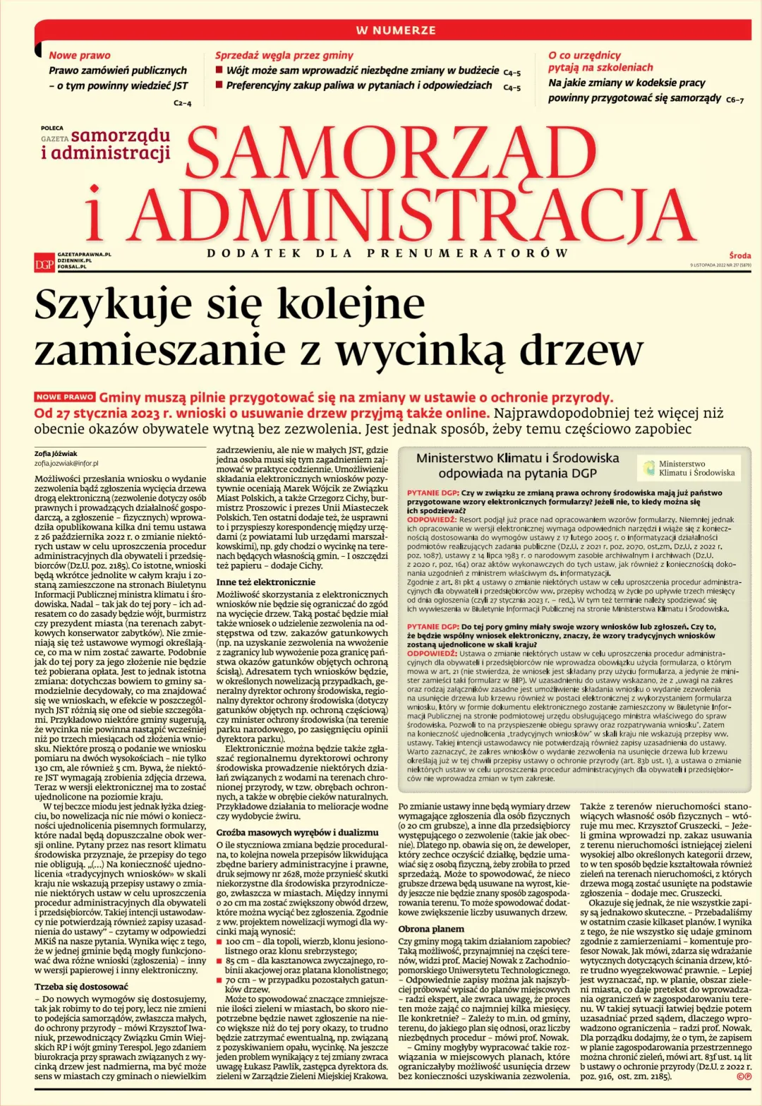 SAMORZĄD I ADMINISTRACJA