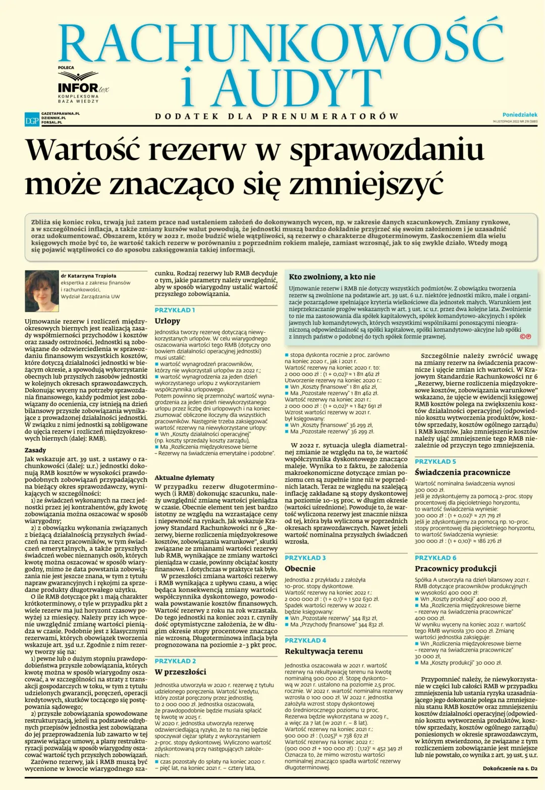RACHUNKOWOŚĆ I AUDYT