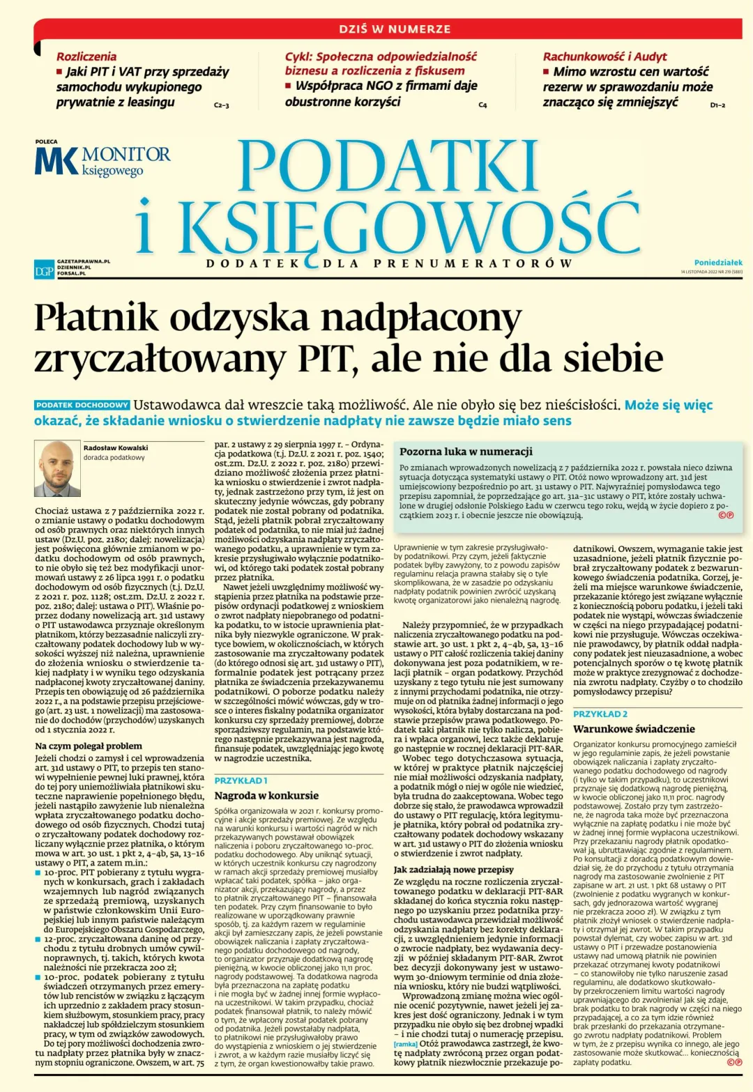 PODATKI I KSIĘGOWOŚĆ