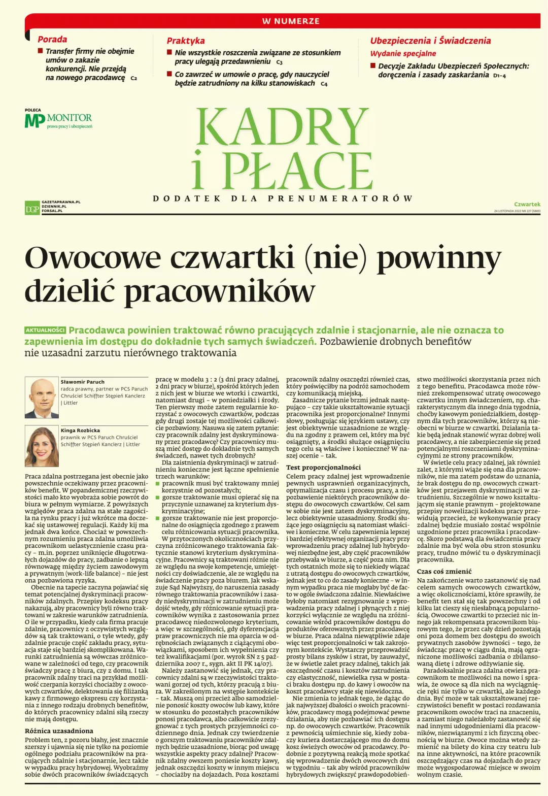 KADRY I PŁACE