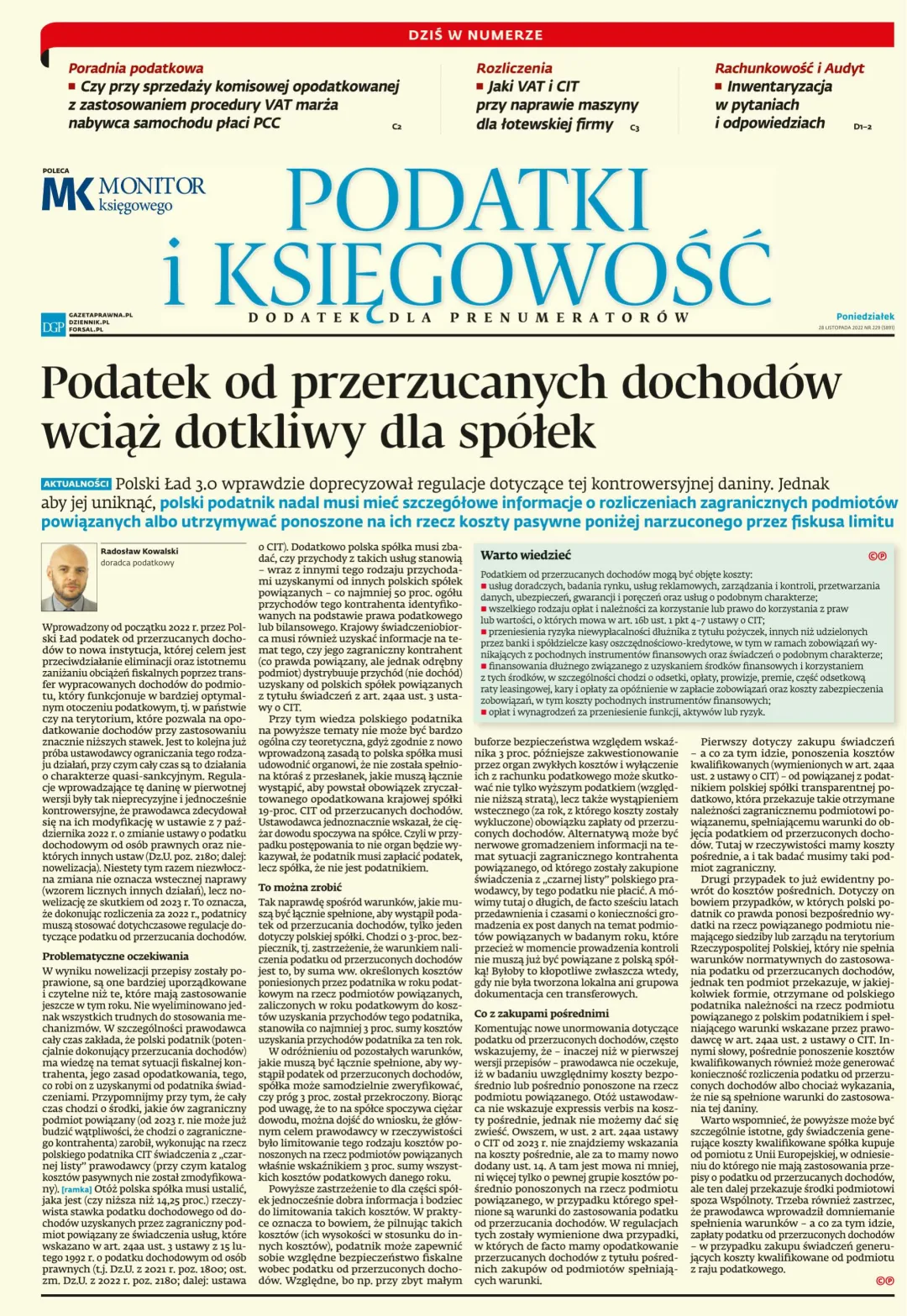PODATKI I KSIĘGOWOŚĆ