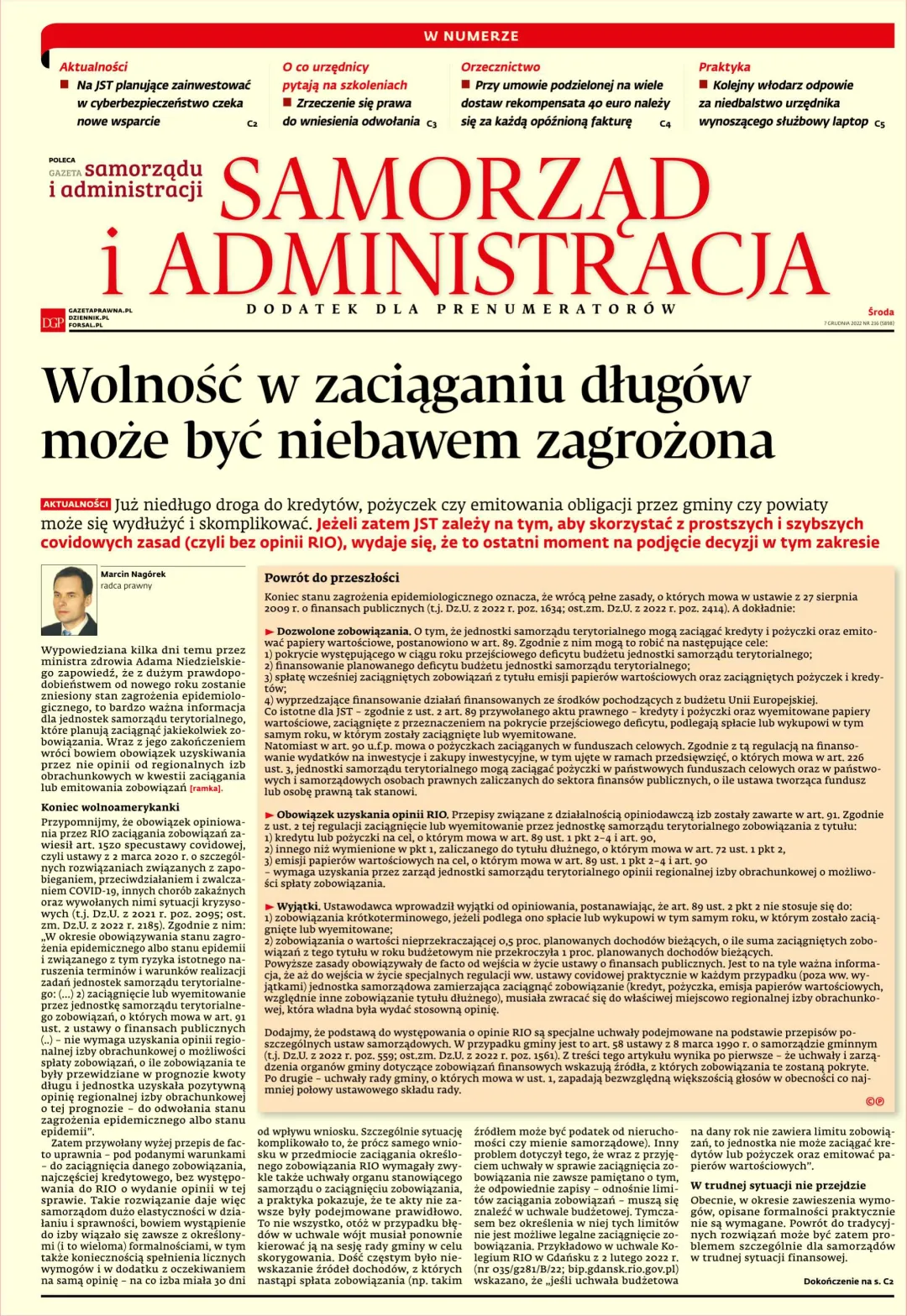 SAMORZĄD I ADMINISTRACJA