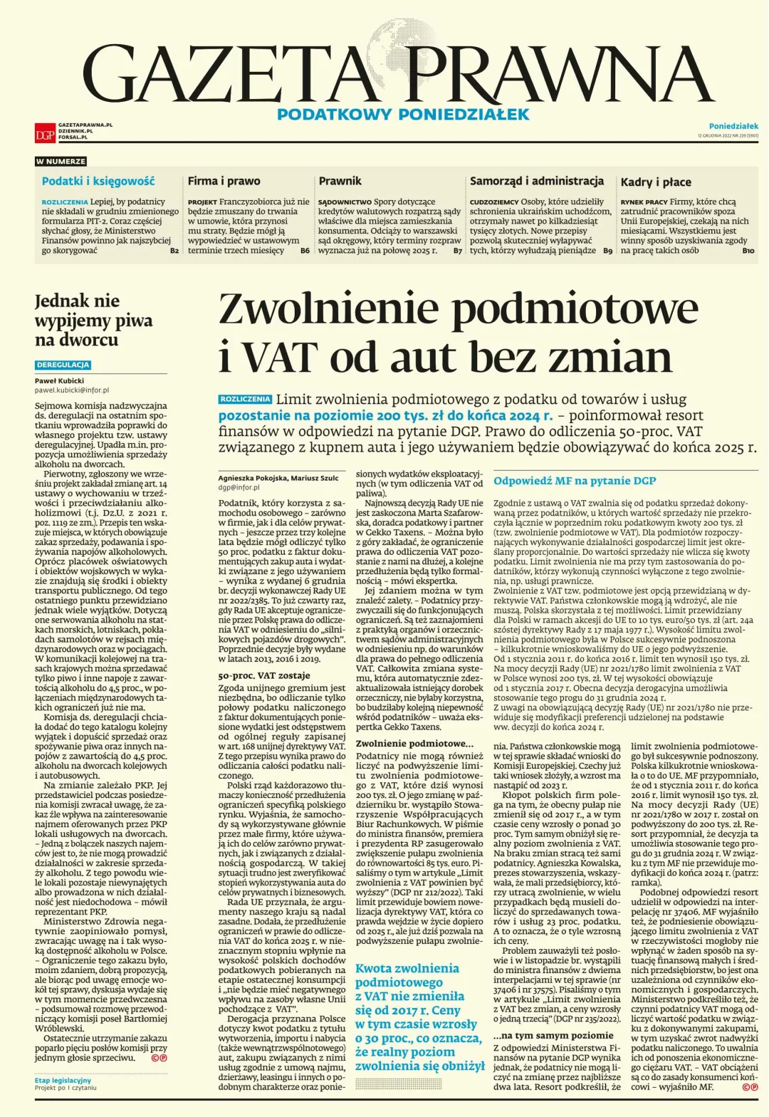 PIERWSZA STRONA DGP