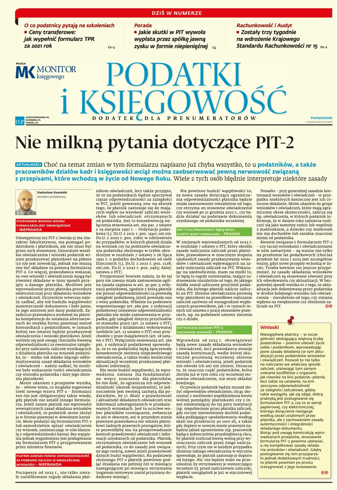 PODATKI I KSIĘGOWOŚĆ