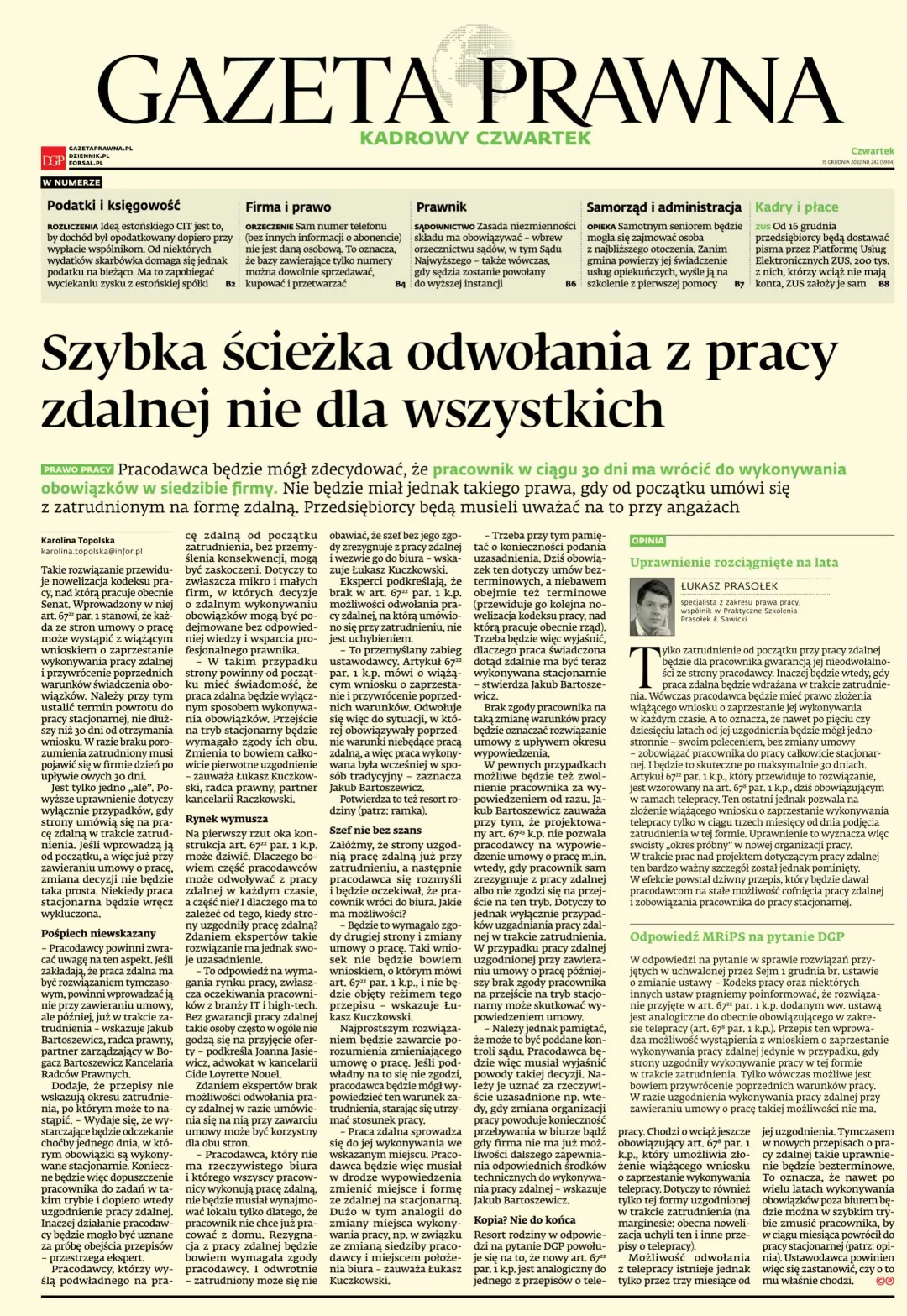 PIERWSZA STRONA GP