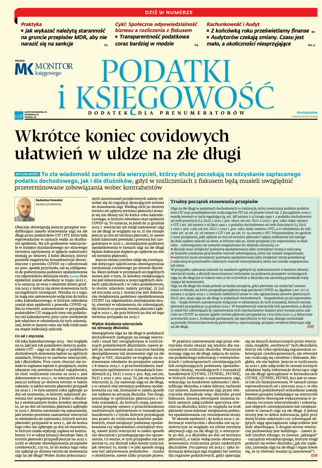 PODATKI I KSIĘGOWOŚĆ