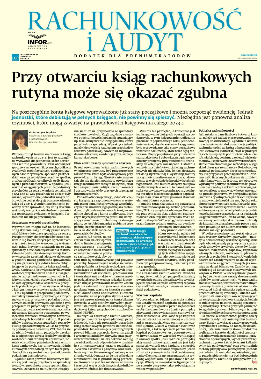 RACHUNKOWOŚĆ I AUDYT