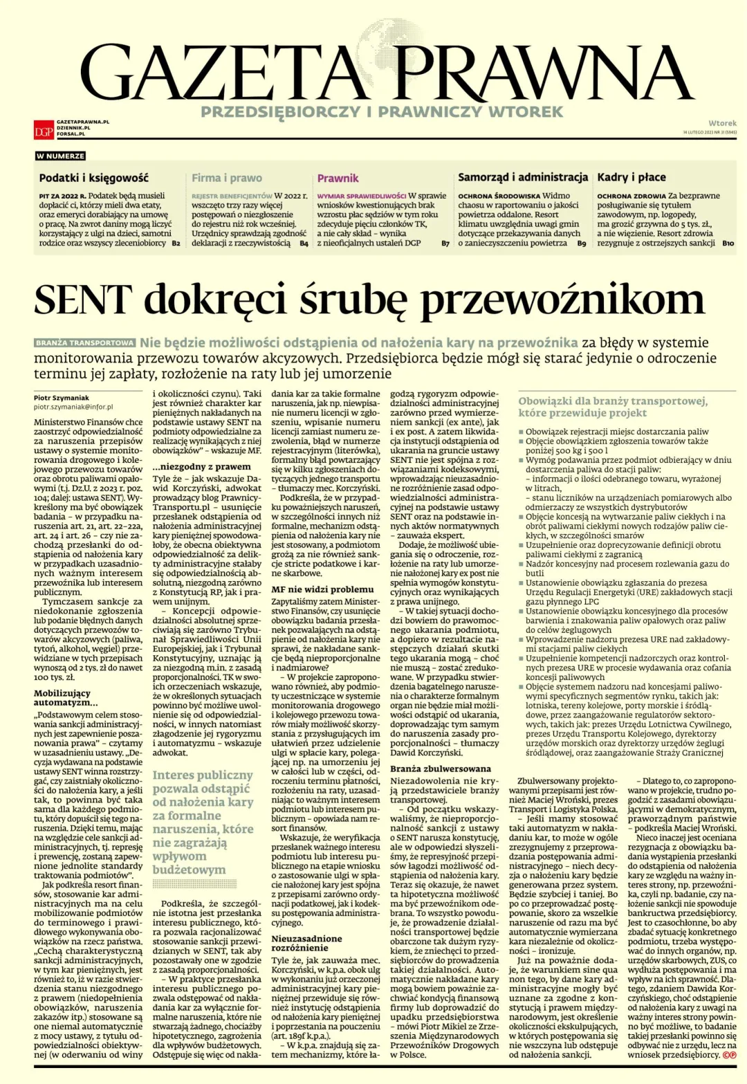 PIERWSZA STRONA GP