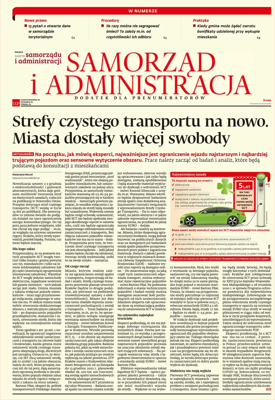 SAMORZĄD I ADMINISTRACJA