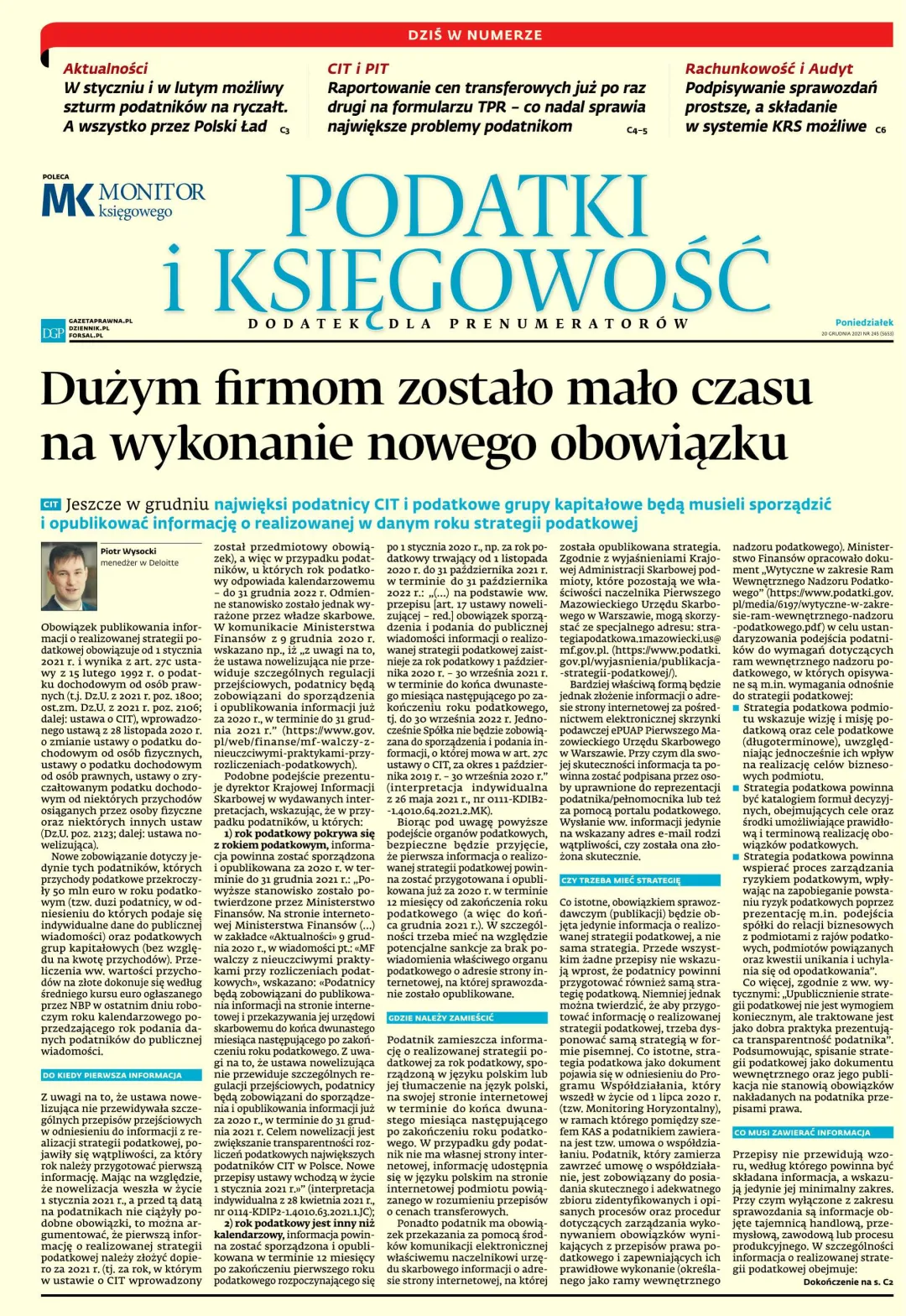 PODATKI I KSIĘGOWOŚĆ