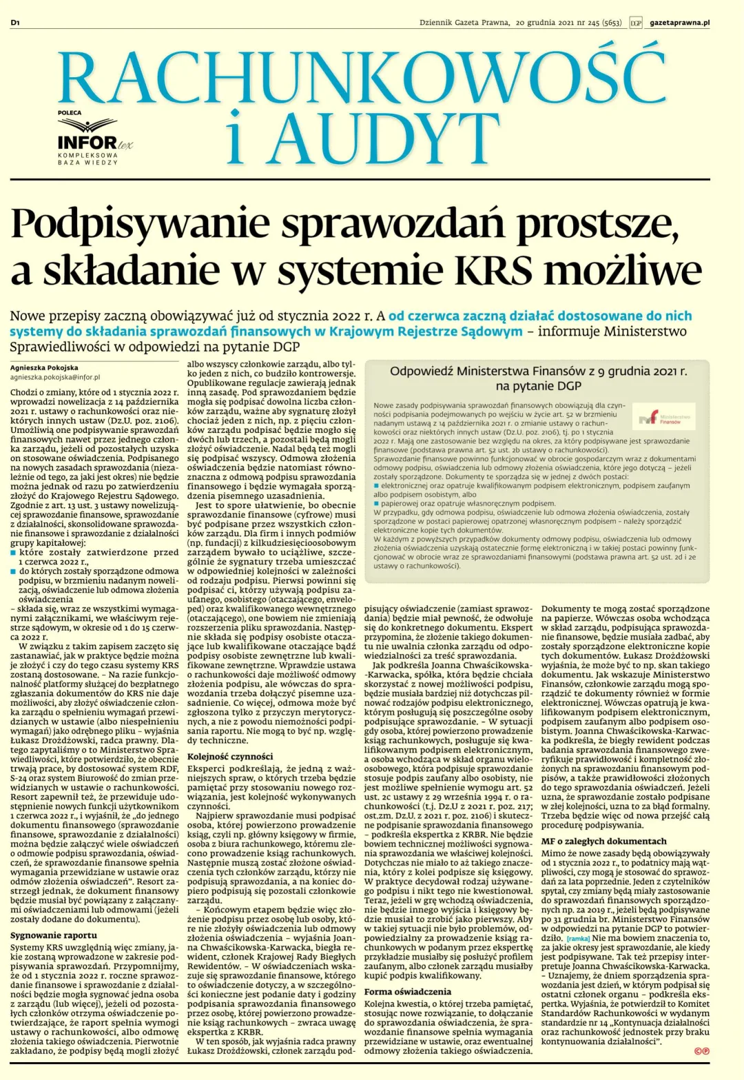 RACHUNKOWOŚĆ I AUDYT