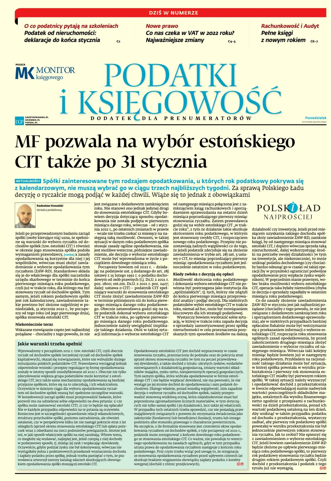 PODATKI I KSIĘGOWOŚĆ