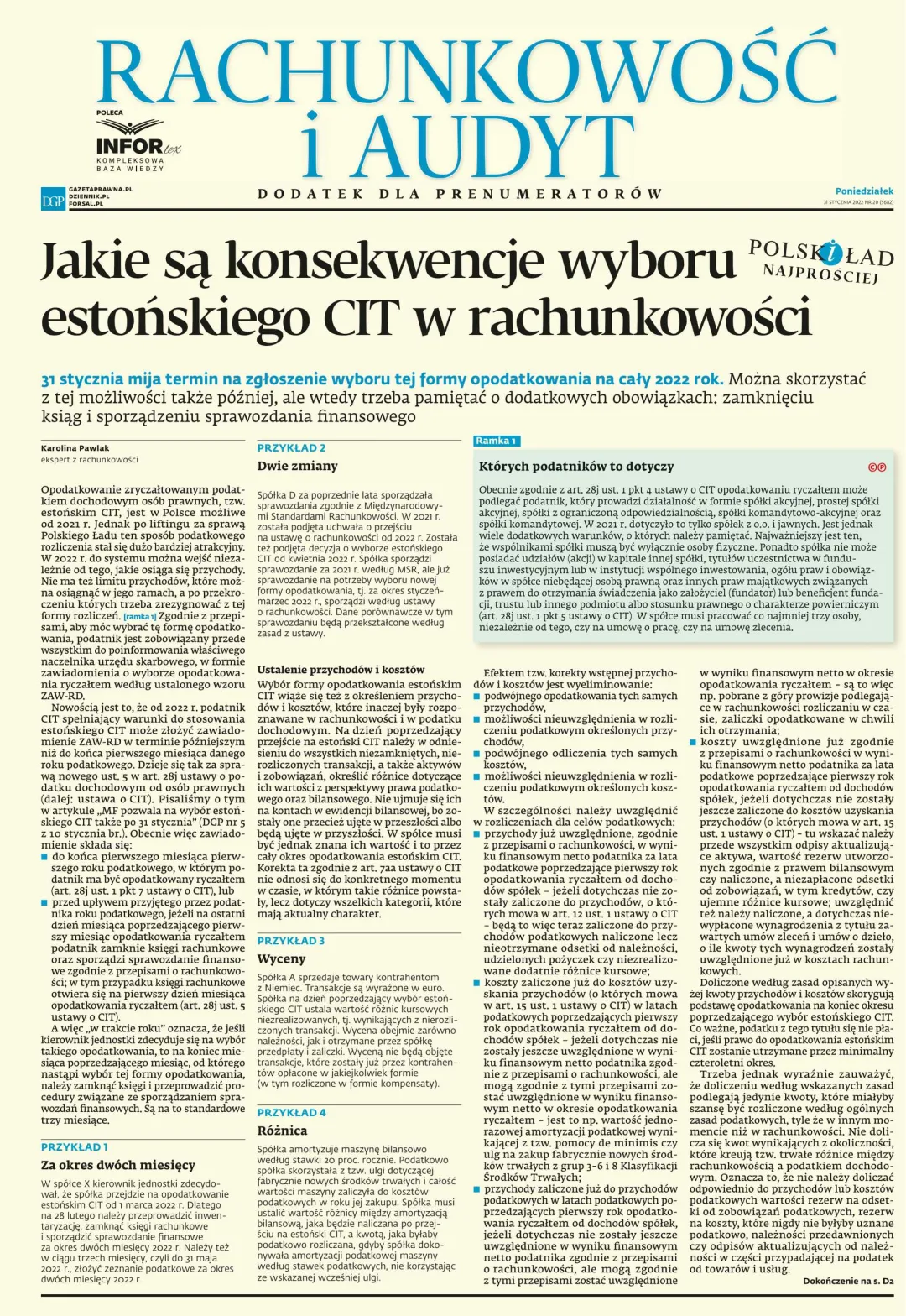 RACHUNKOWOŚĆ I AUDYT