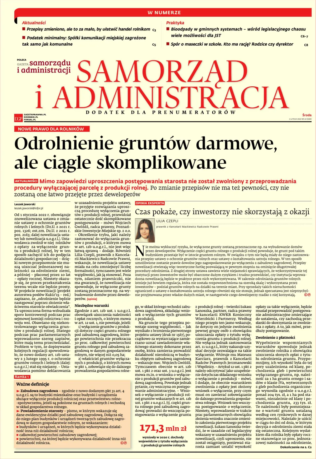 SAMORZĄD I ADMINISTRACJA