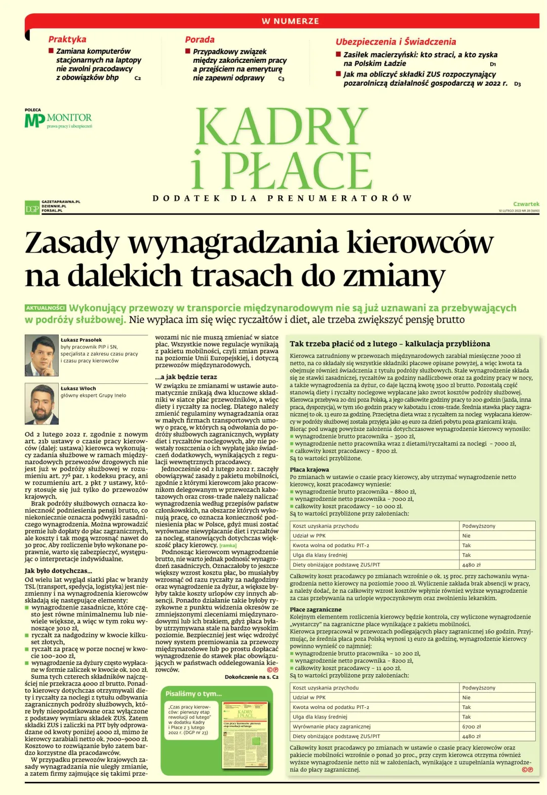 KADRY I PŁACE