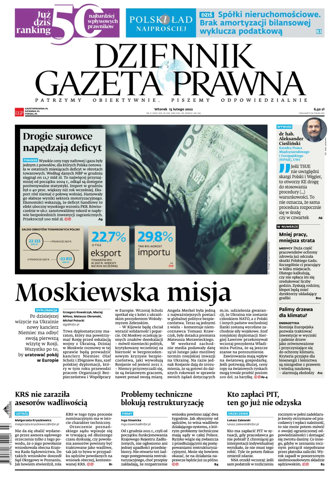 PIERWSZA STRONA DGP