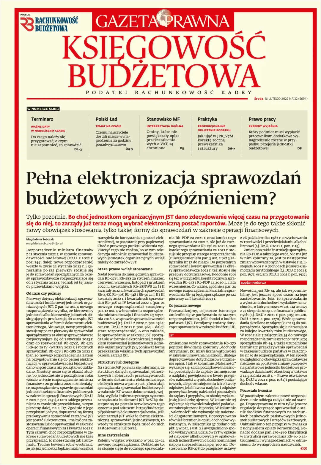 KSIĘGOWOŚĆ BUDŻETOWA