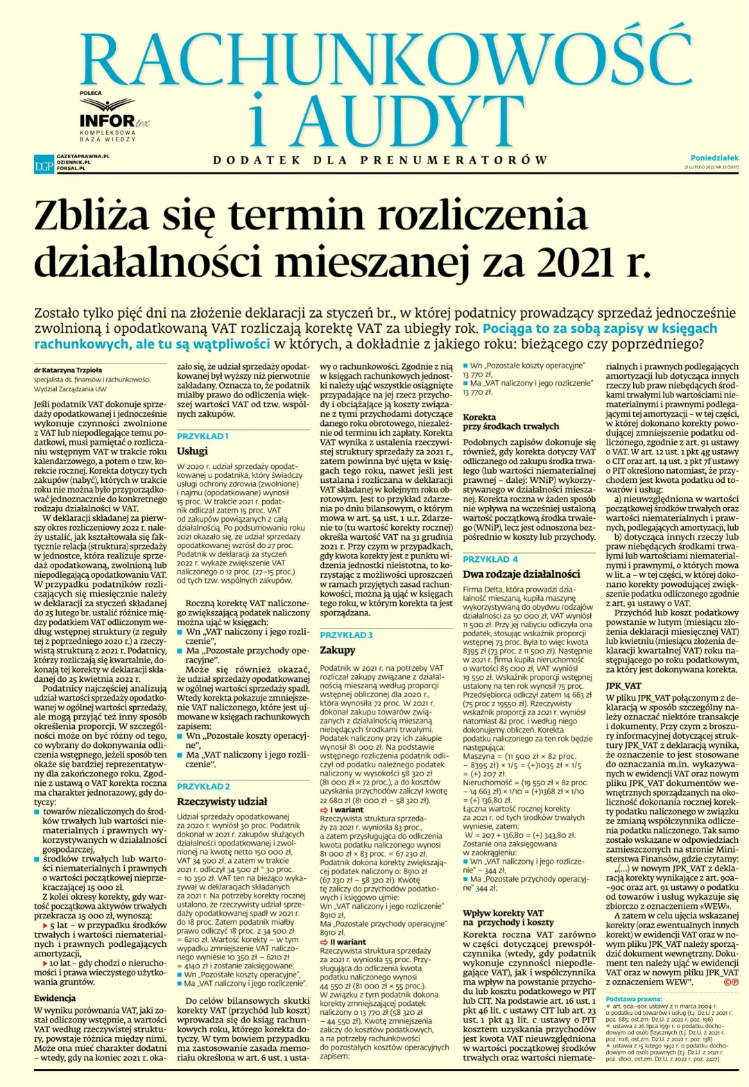 RACHUNKOWOŚĆ I AUDYT