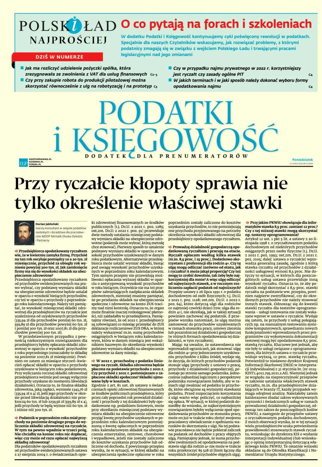 PODATKI I KSIĘGOWOŚĆ