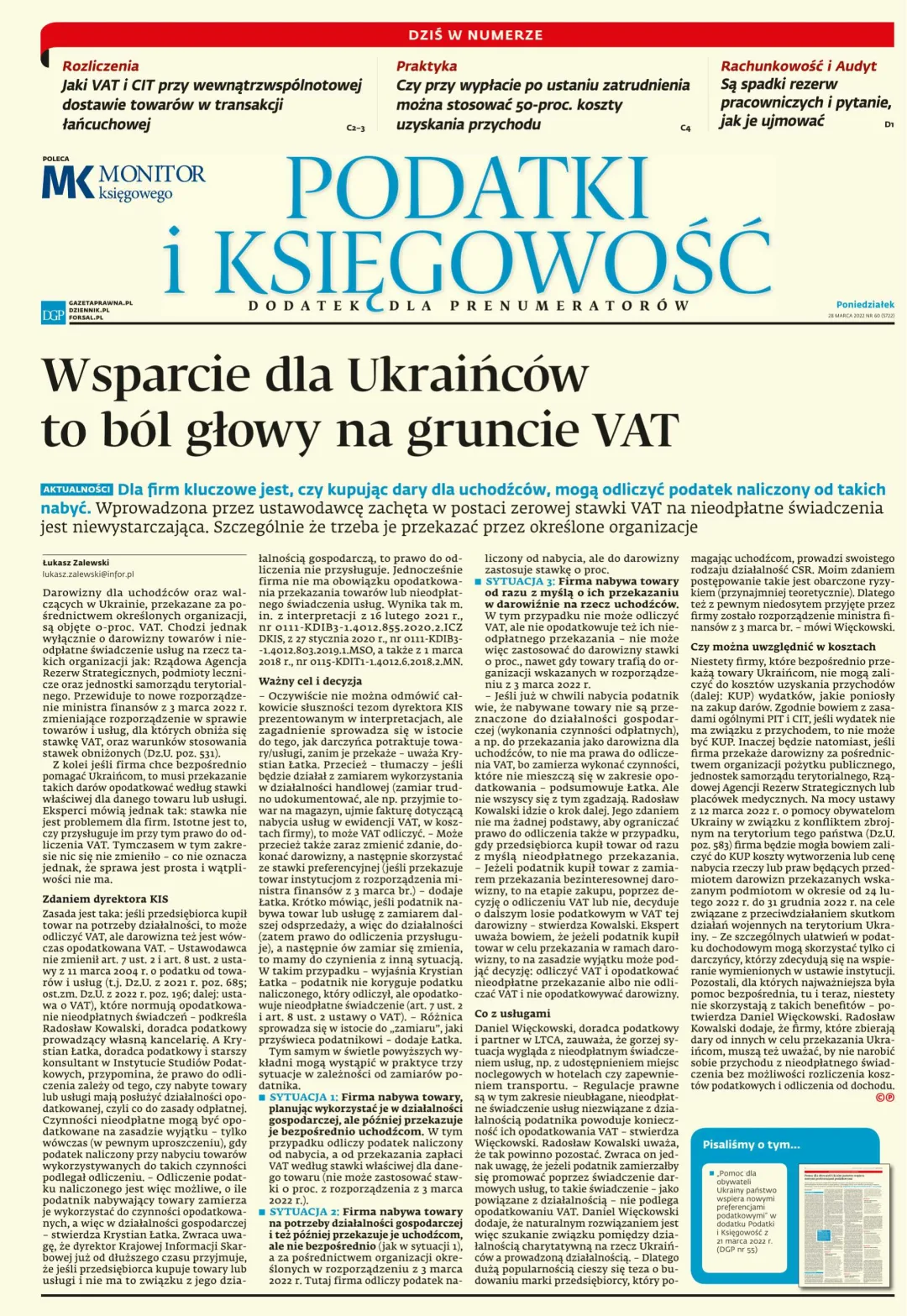 PODATKI I KSIĘGOWOŚĆ